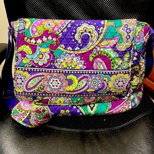 Vera Bradley Heather print messenger bag